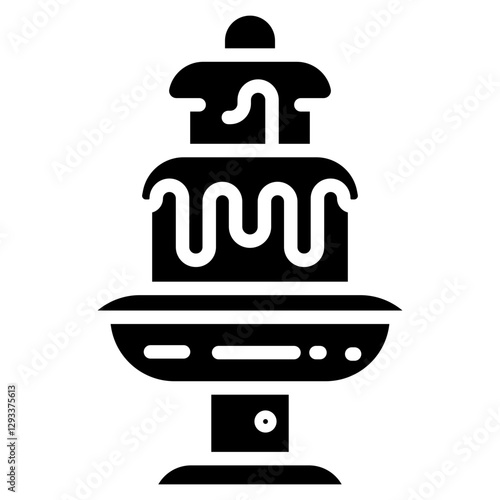 Chocolate Fountain Vector Icon