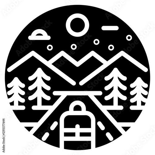 Field Trip Vector Icon