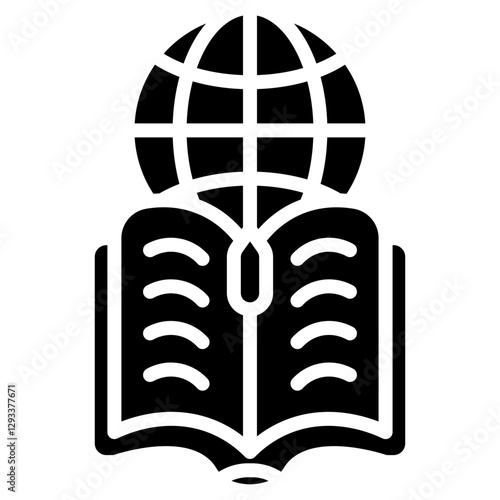 Language Learning Vector Icon