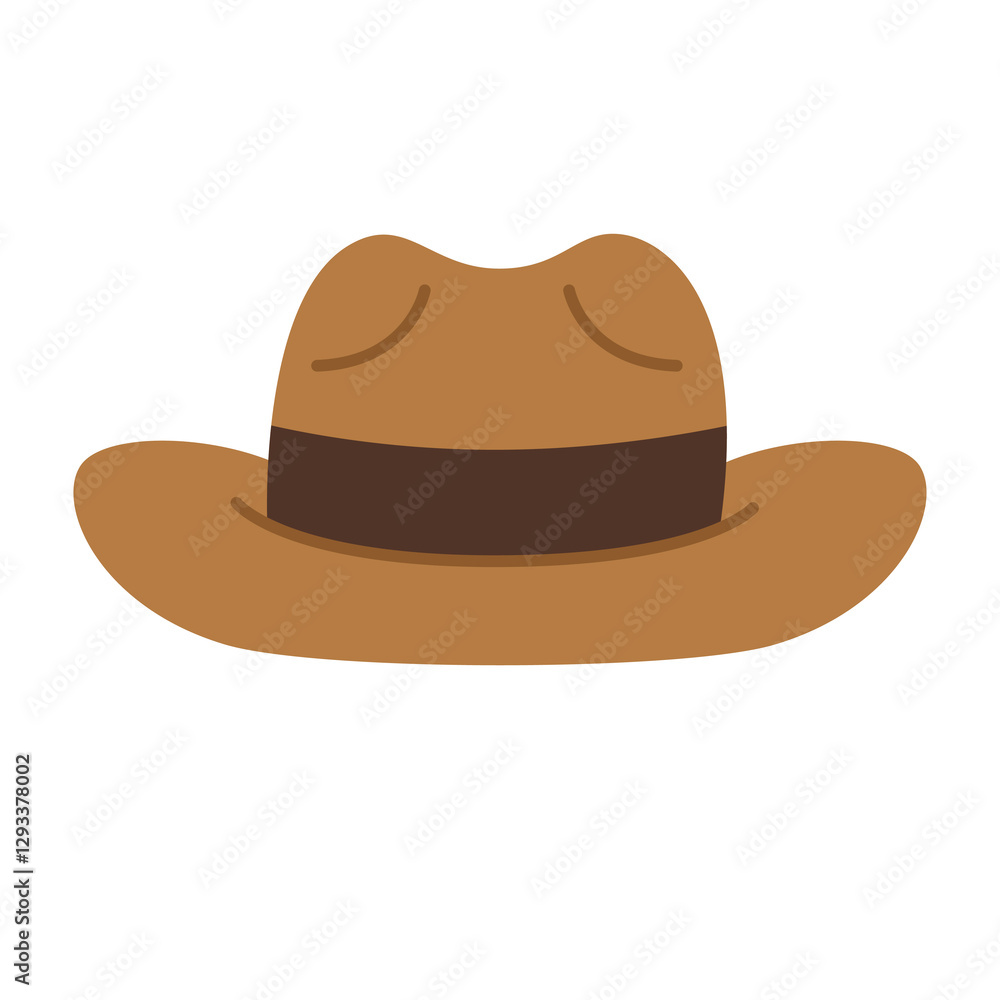 Cowboy hat flat vector illustration icon, cowboy hat clip art, clip art cowboy hat Cowboy hat flat vector illustration icon, cowboy hat clip art, clip art cowboy hat