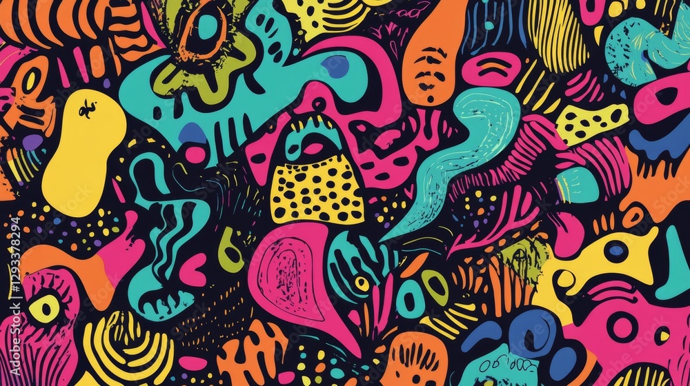 Psychedelic Abstract Pattern Art Psychedelic Abstract Pattern Art