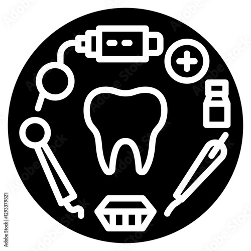 Dental Care Routine Vector Icon
