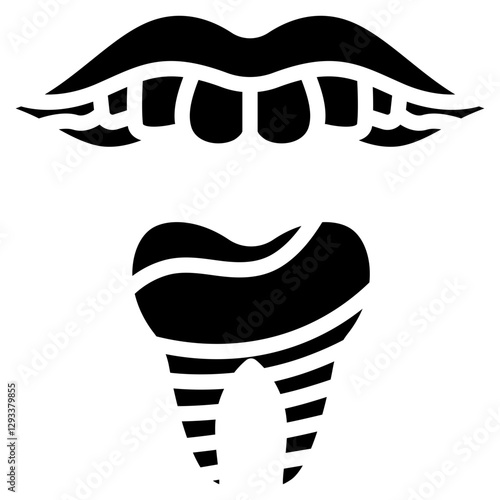 Dental Prosthetics Vector Icon