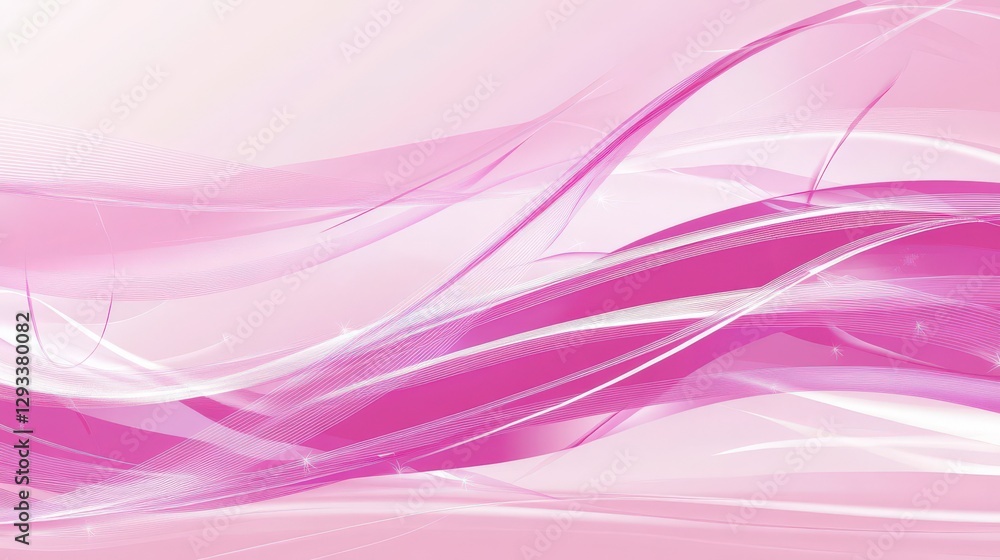 Stunning Abstract Pink Waves Design - Elegant Pink Graphic Art Stunning Abstract Pink Waves Design - Elegant Pink Graphic Art