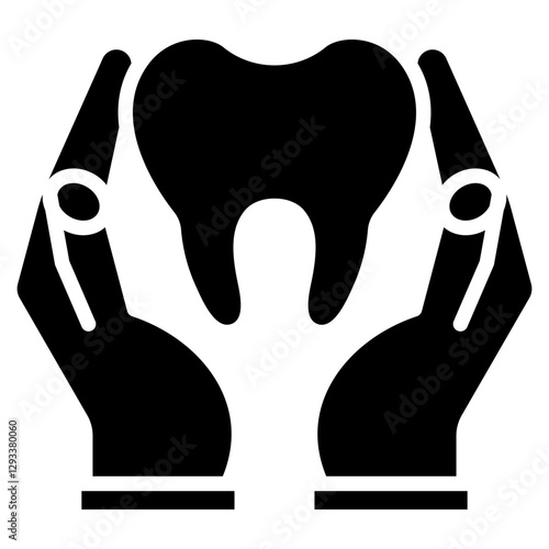 Dentures Care Vector Icon