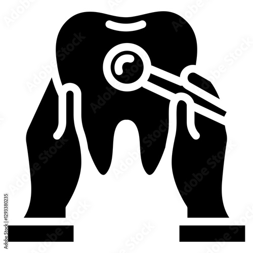 Oral Health Screening Vector Icon