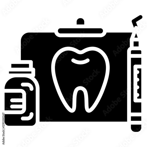 Oral Health Education Vector Icon