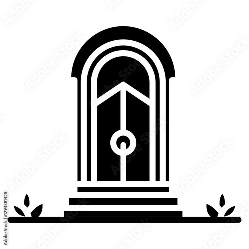 Wedding Entrance Sign Vector Icon