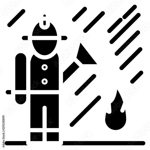 Fire Drill Vector Icon