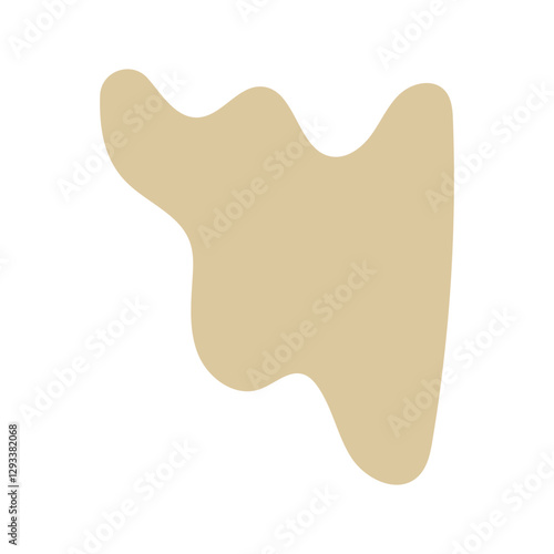 abstract blobs pastel brown for background