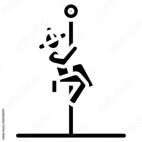 Firemans Pole Vector Icon