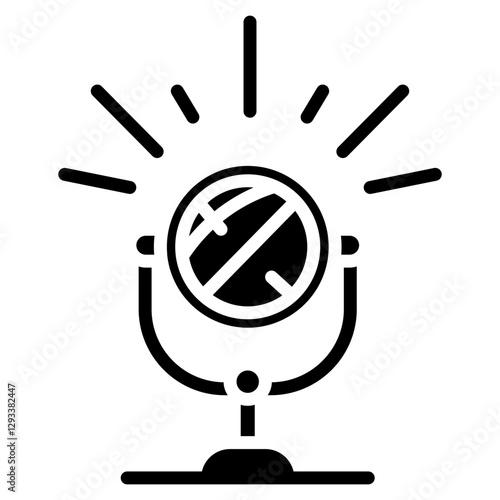 Searchlight Vector Icon