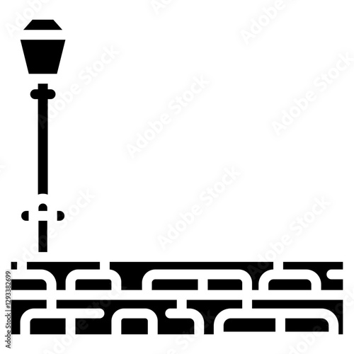 Cobbled Street Vector Icon