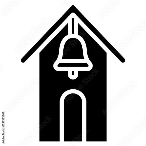 Village Bell Vector Icon