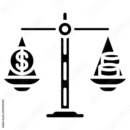 Balance Reconciliation Vector Icon