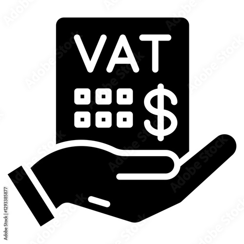 Value Added Tax Vector Icon