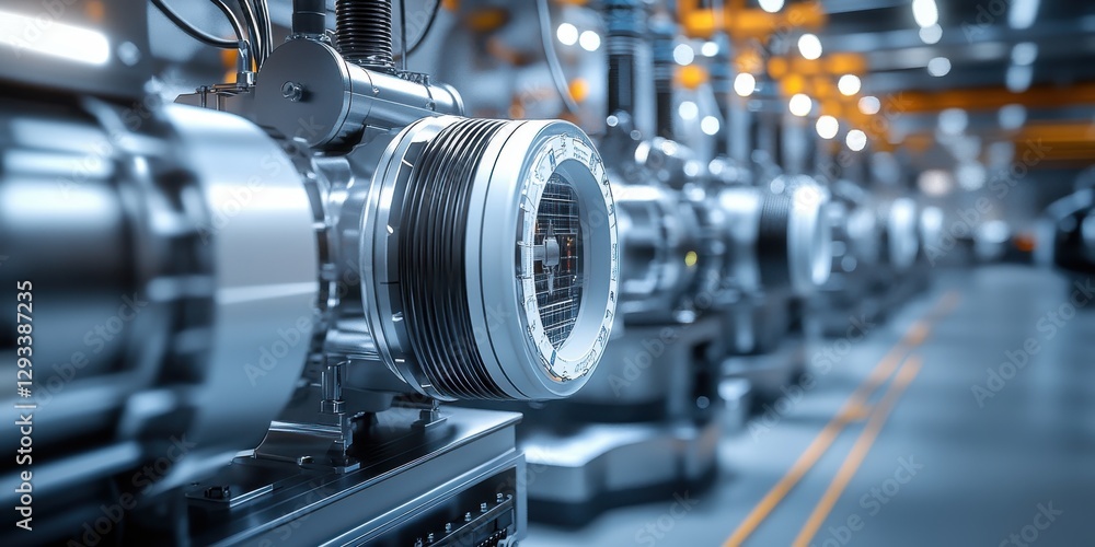 Fototapeta premium Low emission power plants emphasizing environmental compliance and efficient combustion technology : regulatory compliance theme