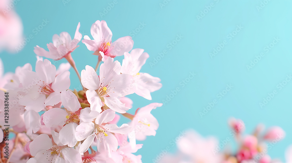 Delicate Pink Cherry Blossoms Spring Bloom Pastel Background (1) Delicate Pink Cherry Blossoms Spring Bloom Pastel Background (1)