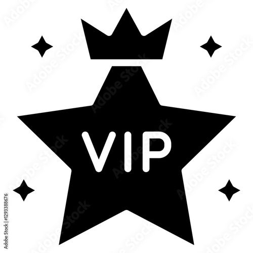 VIP Service Vector Icon
