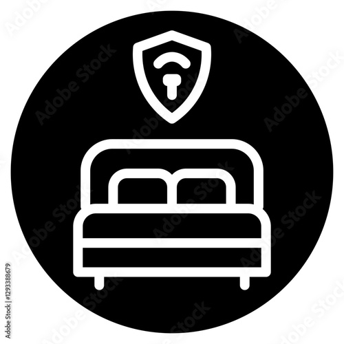 Room Security Vector Icon