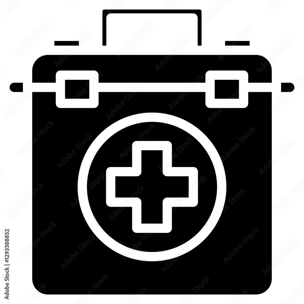 Chemical Spill Kit Vector Icon Chemical Spill Kit Vector Icon