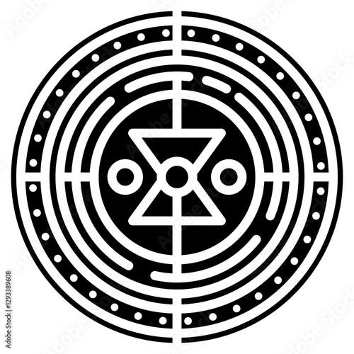 Ancient Seal Vector Icon