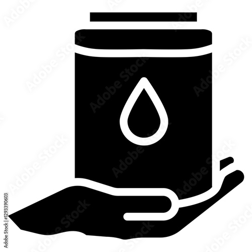 Oil Dehydration Vector Icon