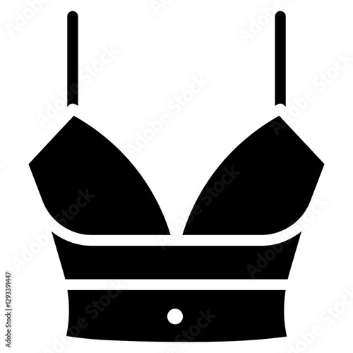Crop Top Vector Icon