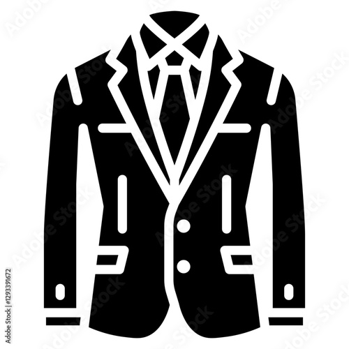 Formal Suit Vector Icon