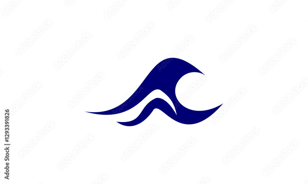 Obraz premium Tiny Wave Logo