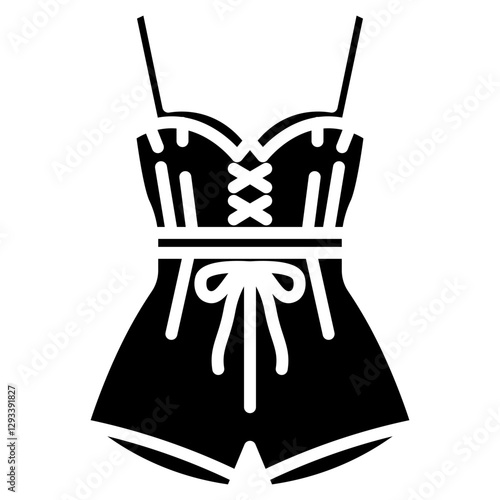 Jumpsuit Vector Icon