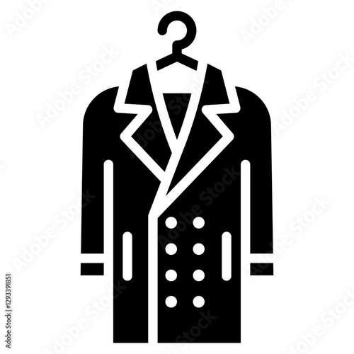 Raincoat Vector Icon
