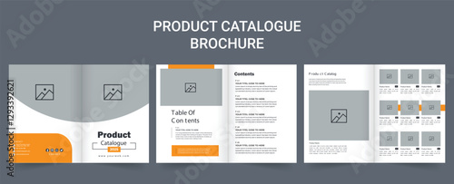 Creative product catalog brochure or fashion and multipurpose portfolio, catalogue template, furniture product catalog brochure. Modern product catalog design and catalogue design