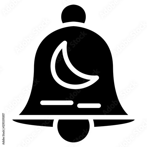 Midnight Bell Vector Icon