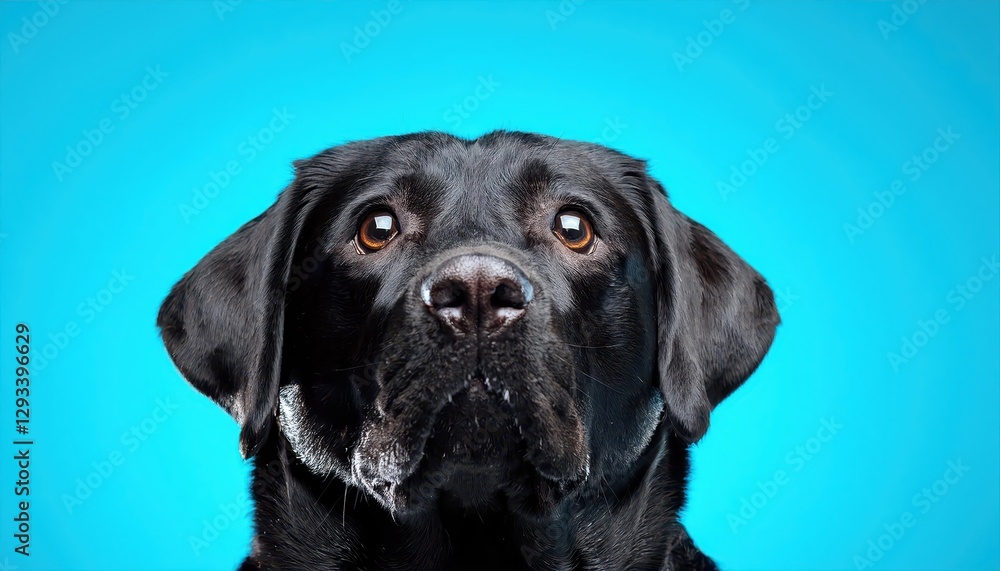 Intense gaze of a Black Labrador A soulful Whale Eye up close, capturing a moment of deep contemplation and emotional depth in the eyes of mans best friend. Intense gaze of a Black Labrador A soulful Whale Eye up close, capturing a moment of deep contemplation and emotional depth in the eyes of mans best friend.