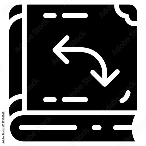 Return Book Vector Icon