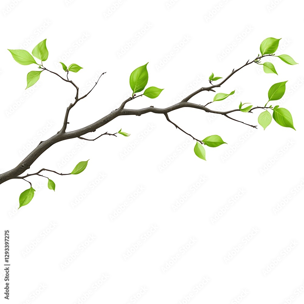 Obraz premium green leaves background