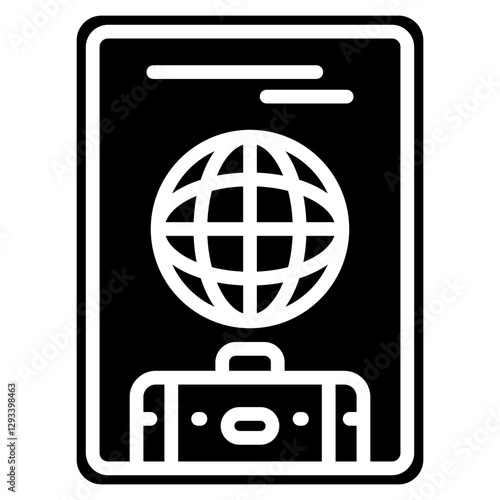 Border Pass Vector Icon