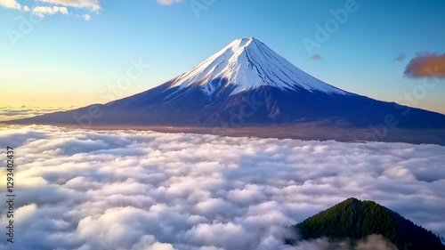 Aerial View of Mount Elbrus
