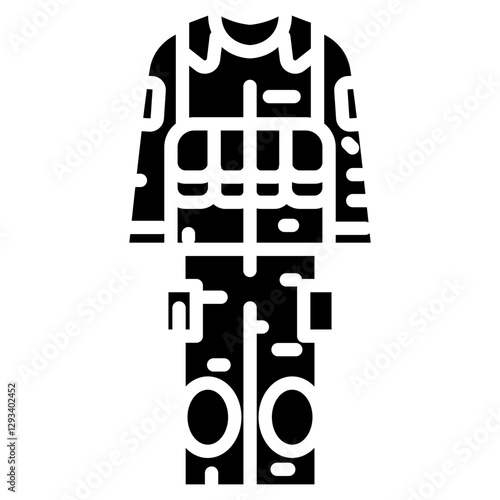 Camouflage Uniform Vector Icon