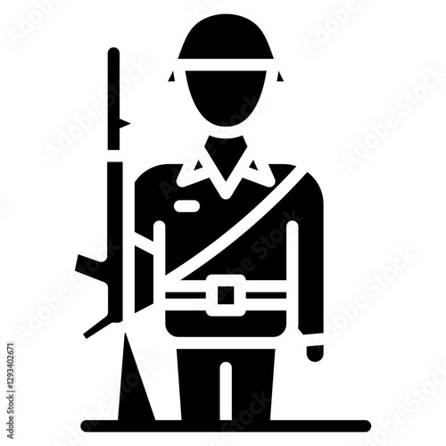 Infantry Unit Vector Icon