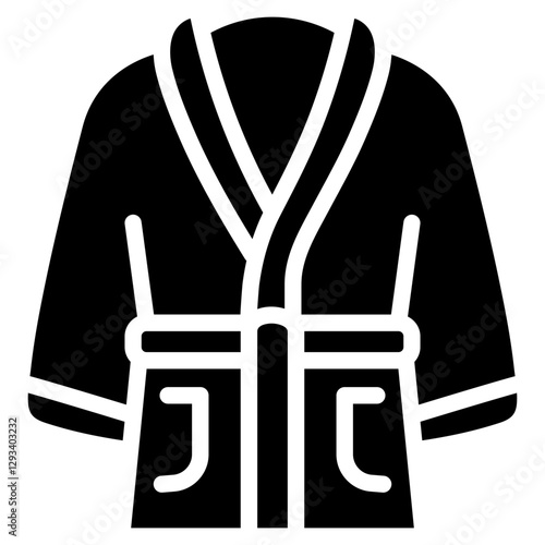 Bathrobe Vector Icon