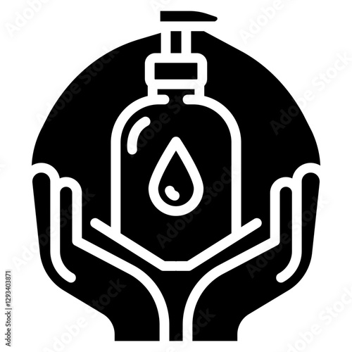 Hand Lotion Vector Icon
