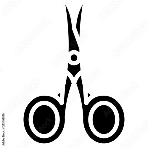 Nail Scissors Vector Icon