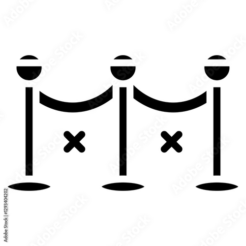 Crowd Control Vector Icon
