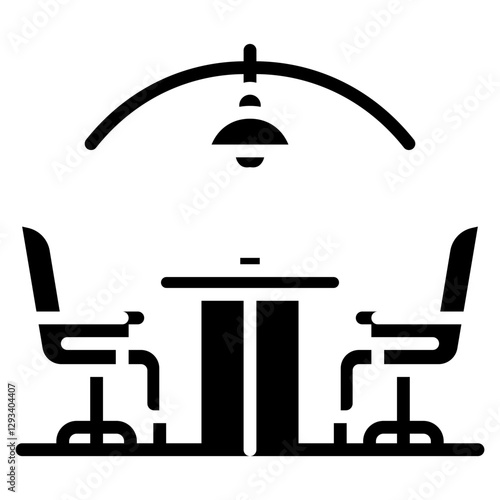 Interrogation Room Vector Icon