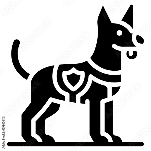 K 9 Unit Vector Icon