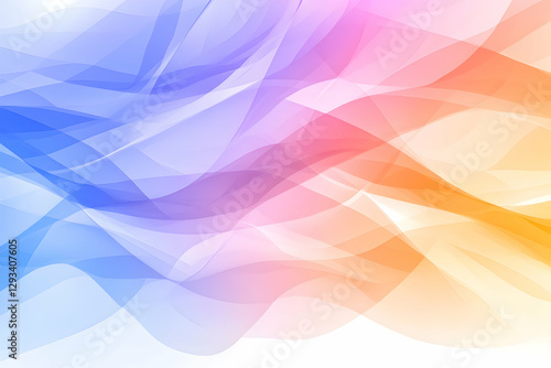 Abstract colorful wavy design background photo