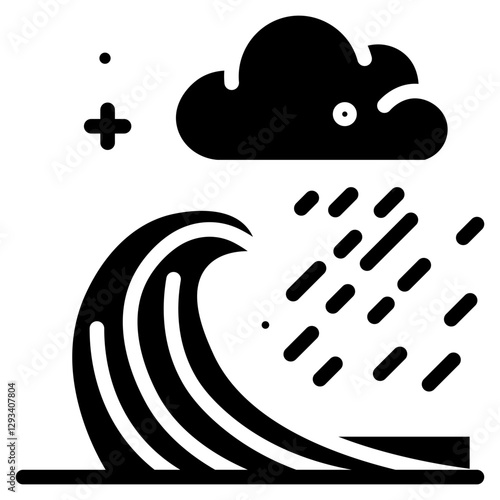 Storm Surge Vector Icon