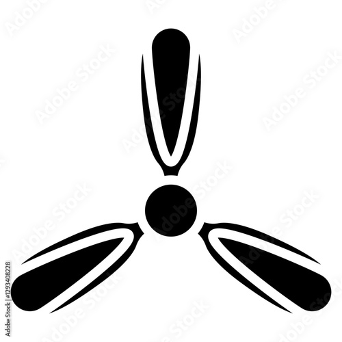 Smart Ceiling Fan Vector Icon